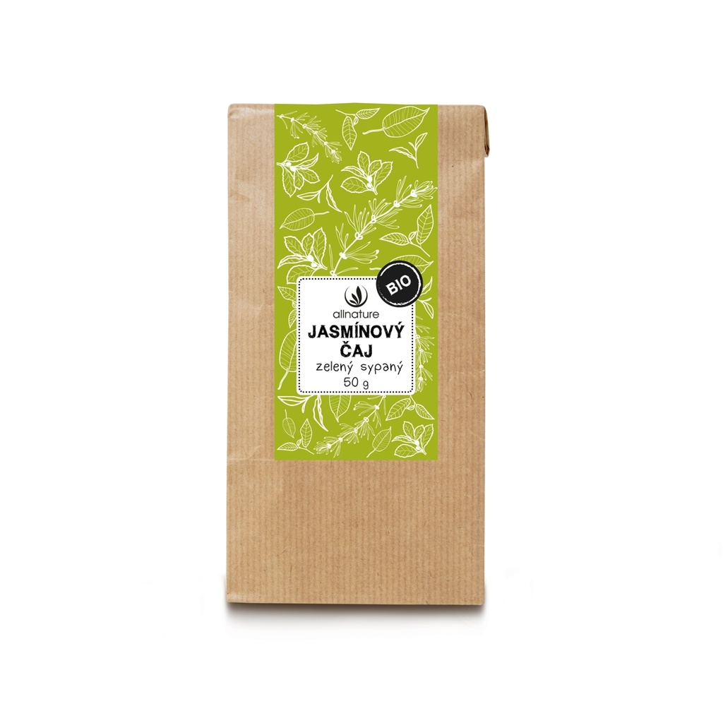 Allnature Jasmínový čaj zelený sypaný BIO 50 g